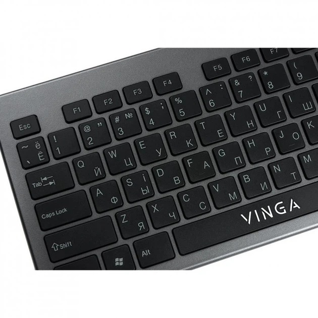Клавиатура Vinga KB735 black-grey - изображение 8