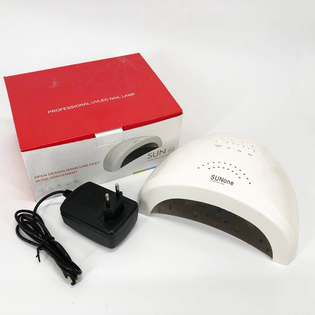 Сушарка для нігтів Sun one nail lamp FD77-1 Лампа для манікюру гель лаком Світлодіодна сушарка для нігтів - Фото 6 Сушарка для нігтів Sun one nail lamp FD77-1 Лампа для манікюру гель лаком Світлодіодна сушарка для нігтів - зображення 6