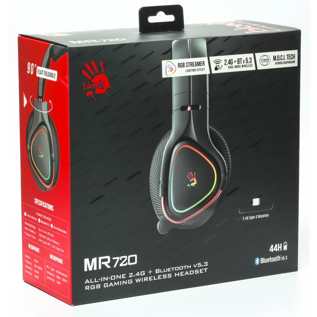Наушники A4Tech Bloody MR720 RGB Black (4711421988872) - изображение 7