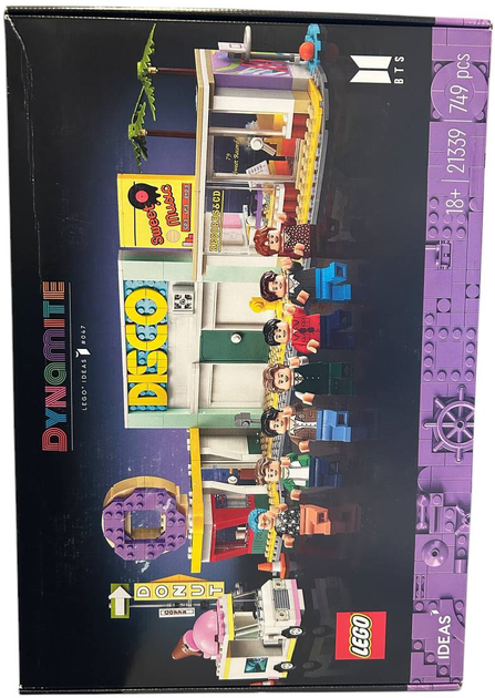 Zestaw klockow LEGO Ideas BTS Dynamite 749 elementow (21339) (955555907650897) - Outlet - obraz 2