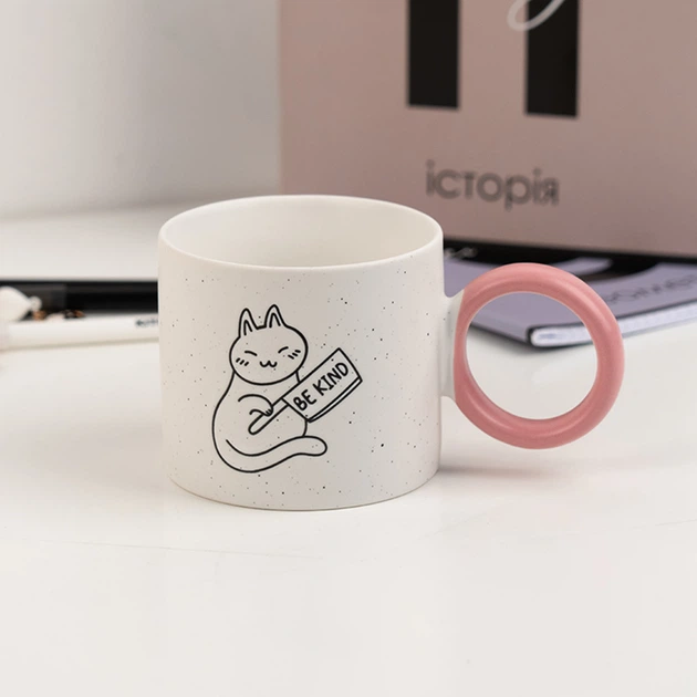 Чашка керамическая Kite Be kind 370 мл в подарочной коробке (K25-220-4) - изображение 4