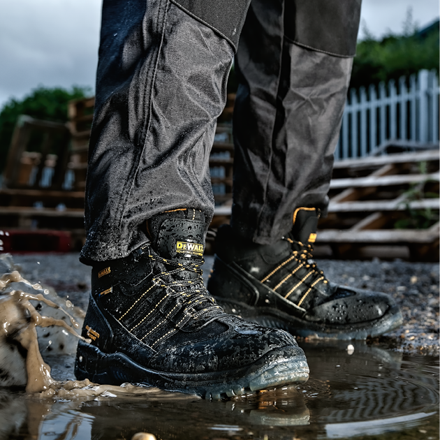 Ботинки кожаные рабочие DeWalt Nickel Black Buffalo 42 Черные (DWF50093-132-8) - изображение 9