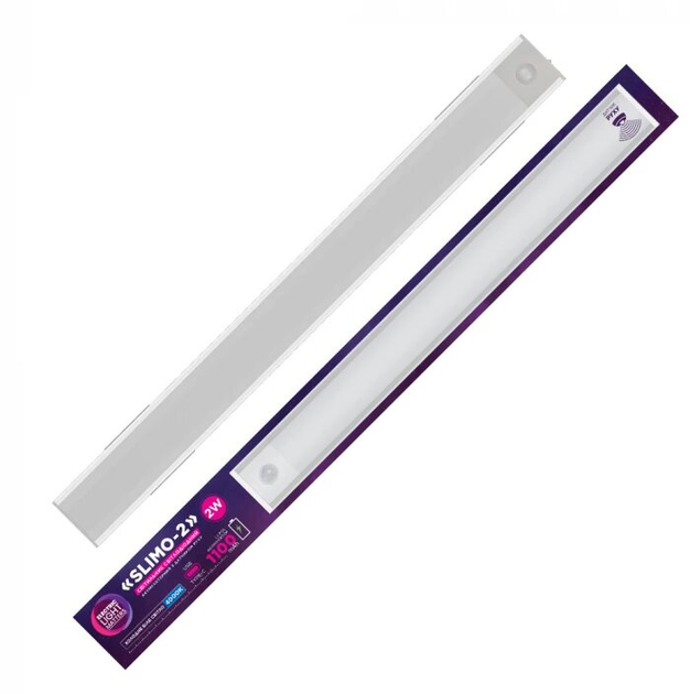 Светильник с аккумулятором и датчиком движения ELM Slimo 2Вт 4000К 200lm USB 5V (26-0126) - изображение 1