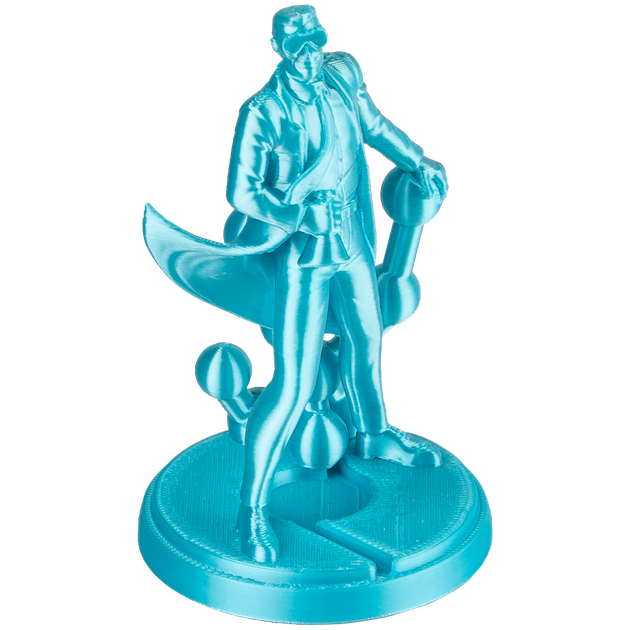 Filament Panchroma do druku 3D Silk PLA 1 kg Silk Light Blue (6938936715566) - obraz 2