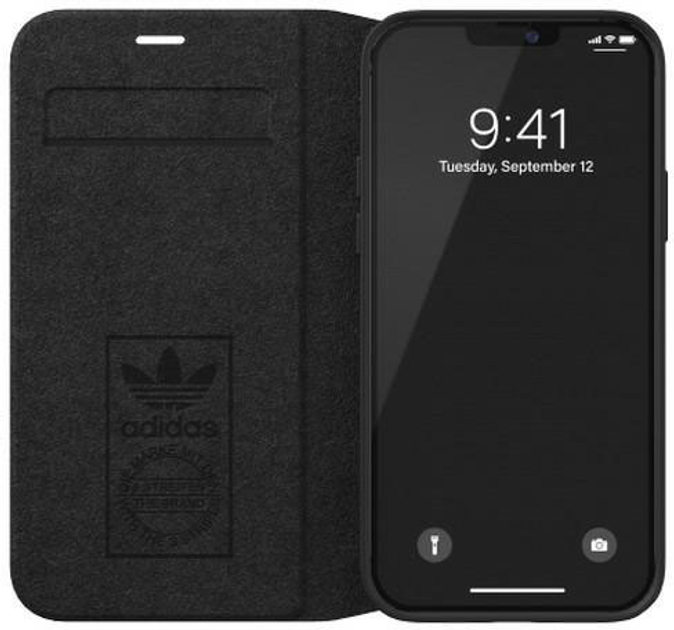 Чохол-книжка Adidas OR Booklet Case для Apple iPhone 12/12 Pro Чорно-Білий (8718846083768) - зображення 4