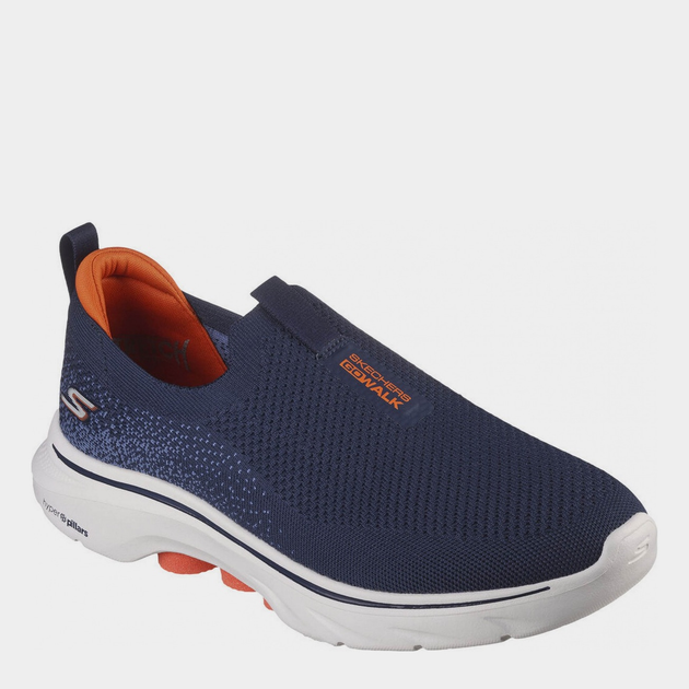 Мужские слипоны Skechers 216633WW NVOR 46 (12US) 30 см Синие (196989294353) 