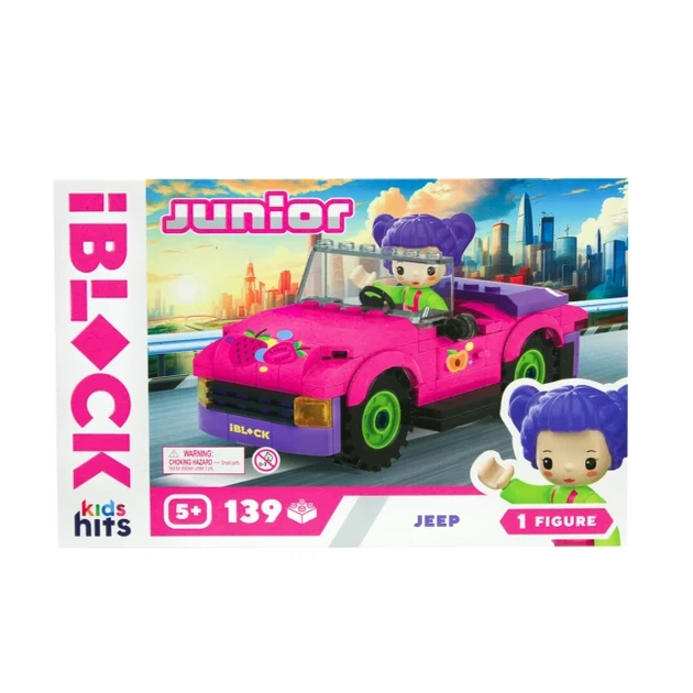 Конструктор IBlock Junior Kids hits Джип 139 деталей (4897126752540) - Фото 1 Конструктор IBlock Junior Kids hits Джип 139 деталей (4897126752540) - зображення 1