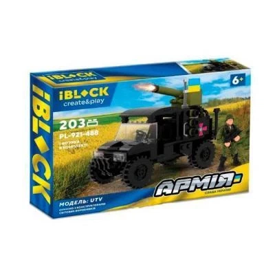 Конструктор Ibloc PL-921-488 Армія UTV, 203 деталі (6904211457476) - зображення 3