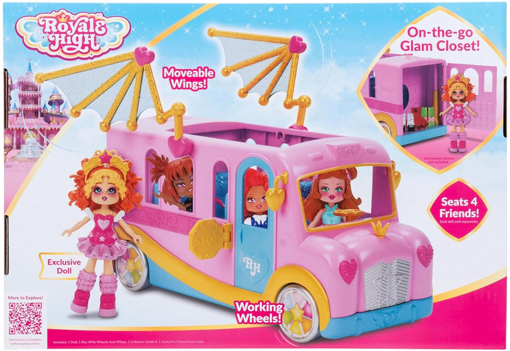 Набір іграшок Jazwares Royale High Bus & Glam Closet 305-0059 (191726733942) - зображення 2
