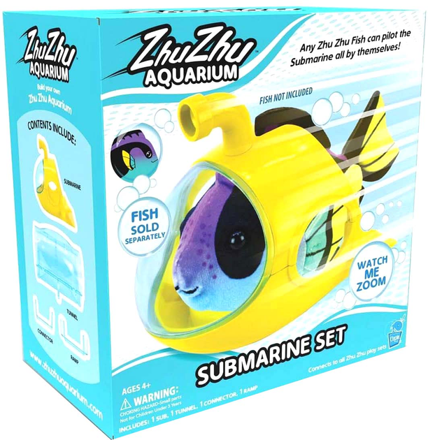 Zestaw zabawek Zhu Zhu Aquarium Submarine Set Z1010 (810051826821) - obraz 1