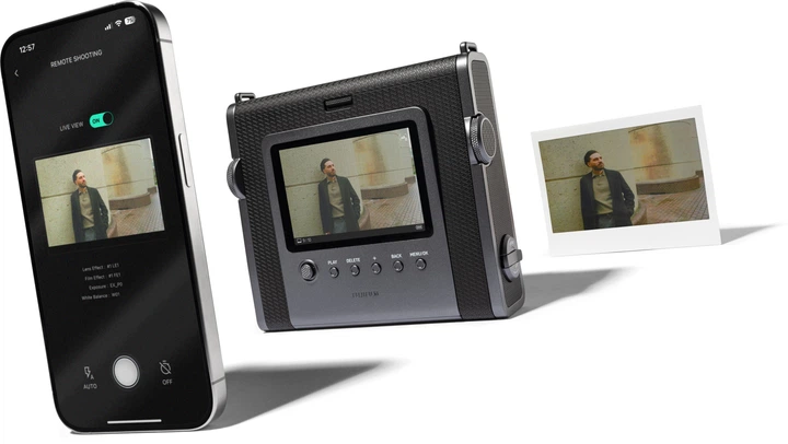 Aparat do natychmiastowego drukowania Fujifilm Instax Wide EVO Black (4547410543377) - obraz 13