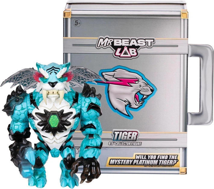 Игровой набор Мистер Бист MrBeast Lab Apex Beast Tiger Collector Игровой набор Мистер Бист MrBeast Lab Apex Beast Tiger Collector