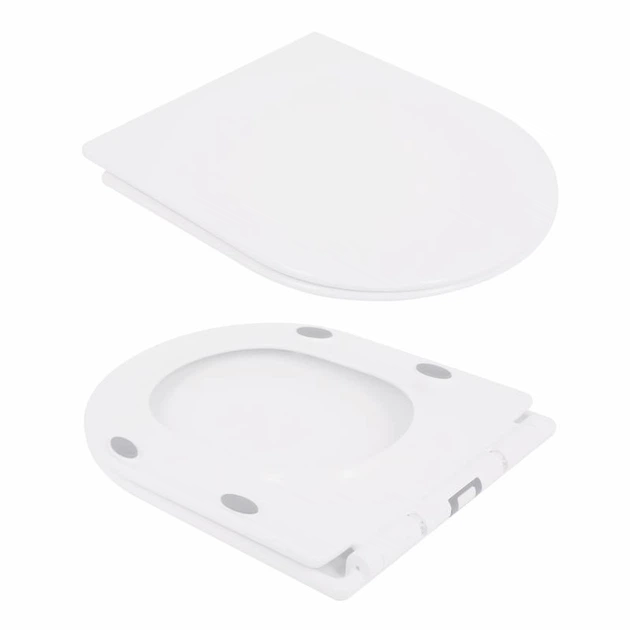 Унитаз-компакт Qtap Presto безободочный с сиденьем Soft-close для ванной комнаты гигиенический унитаз (599599) - изображение 8