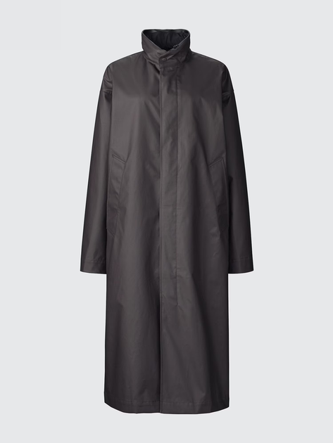 Плащ Uniqlo розмір L темно коричневе (471544) - Фото 2 Плащ Uniqlo розмір L темно коричневе (471544) - изображение 2