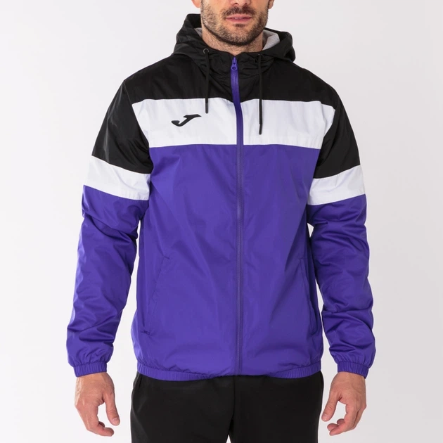 Ветровка Joma CREW с капюшоном фиолетово-черная 101576.551 Joma M - изображение 5