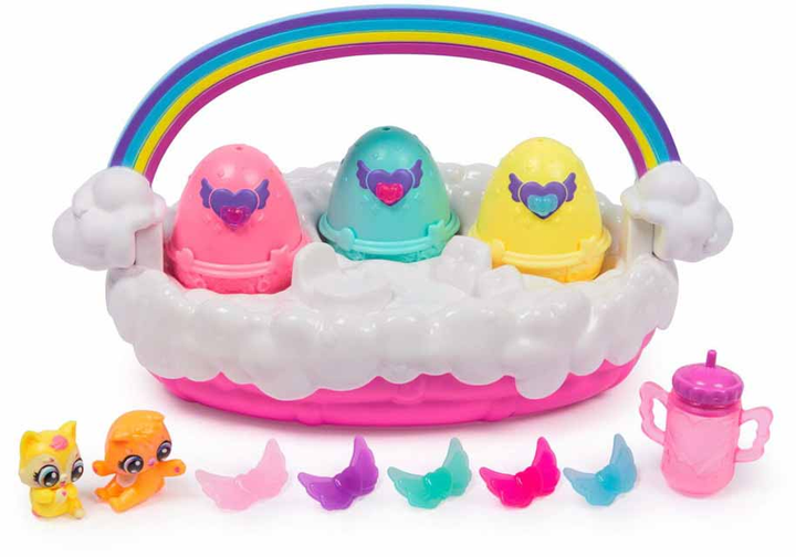 Zestaw Hatchimals Alive Neon Rainbow Basket 6072741 (681147062993) - obraz 7