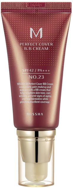 Krem BB Missha M Perfect Cover SPF42 №23 Natural Beige odżywczy 50 ml (8809747940721) - obraz 1