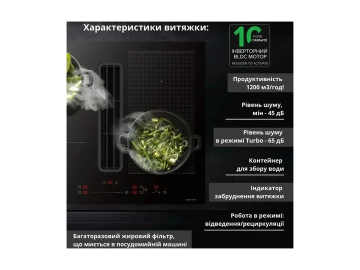 Індукційна варильна поверхня Interline HIV 960 SIR BA SYNERGY - Фото 4 Індукційна варильна поверхня Interline HIV 960 SIR BA SYNERGY - изображение 4