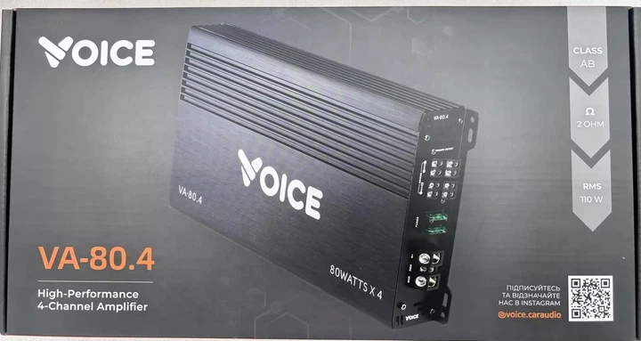4-канальный усилитель Voice VA-80.4 - изображение 3