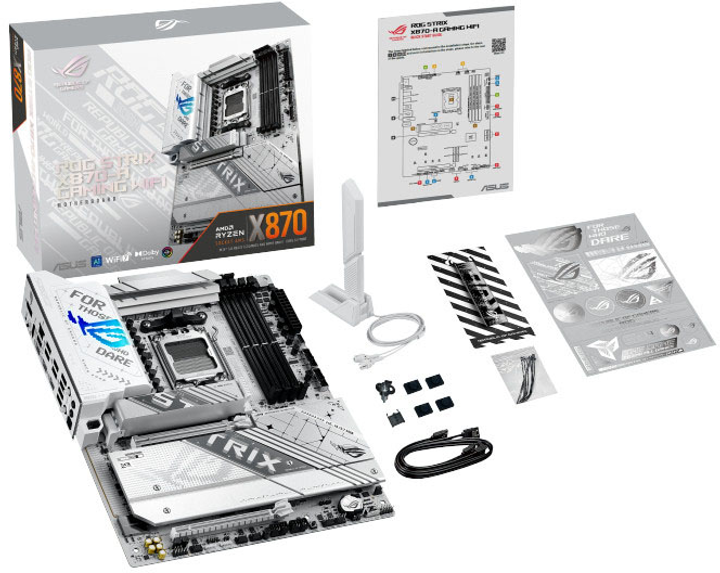 Материнська плата ASUS ROG STRIX X870-A GAMING WIFI (sAM5, AMD X870, PCI-Ex16) - зображення 11