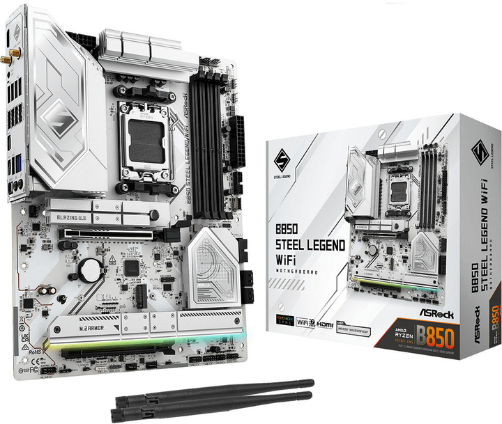 Płyta główna ASRock B850 STEEL LEGEND WIFI (sAM5, AMD B850, PCI-Ex16) - obraz 6