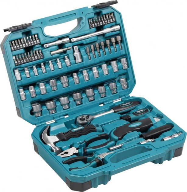 Набір інструментів Makita E-10899 76 предметів (088381581493) - зображення 6