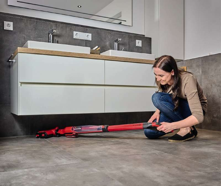 Мощная швабра аккумуляторная Einhell CLEANEXXO : с АКБ 18V 2,5Аh, ширина щетки 29 см, 450 об/мин (3437110) - Фото 10 Мощная швабра аккумуляторная Einhell CLEANEXXO : с АКБ 18V 2,5Аh, ширина щетки 29 см, 450 об/мин (3437110) - изображение 10