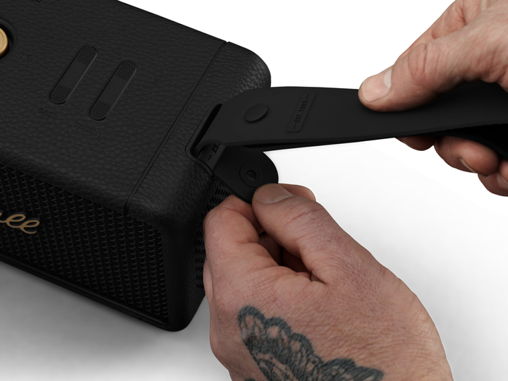 System audio Marshall Portable Speaker Middleton Black and Brass (1006034) - obraz 12