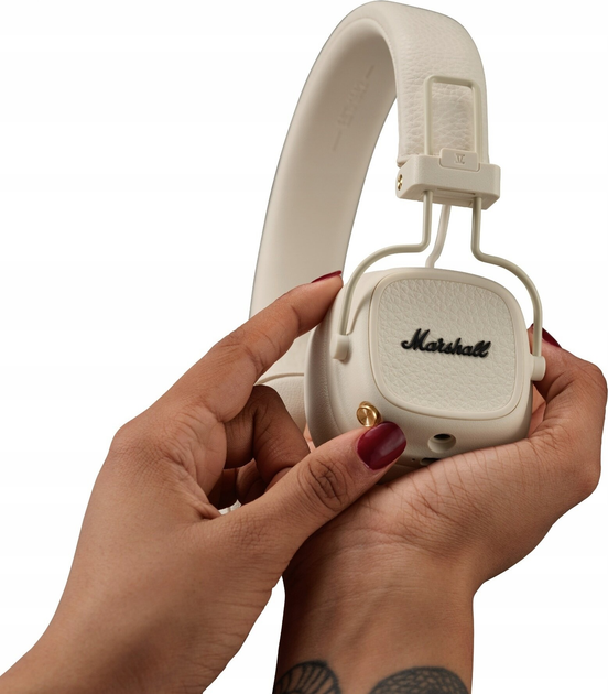 Навушники Marshall Headphones Major V Кремові (7340055401111) - зображення 6