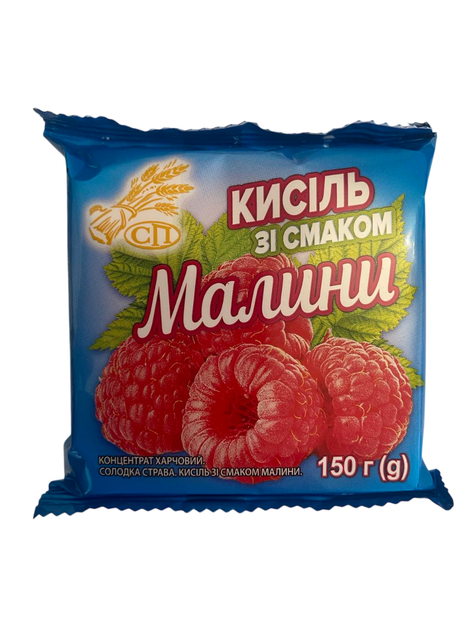 Кисіль зі смаком малини Ласочка 150 г - Фото 1 Кисіль зі смаком малини Ласочка 150 г - зображення 1