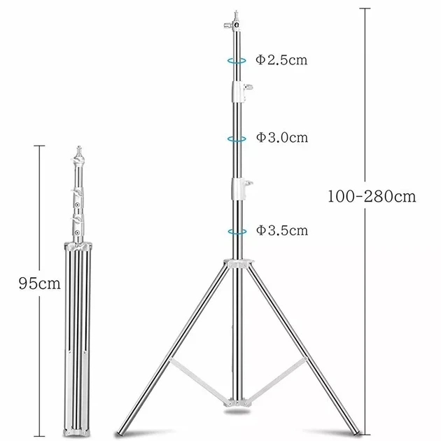 Професійна студійна стійка Selens J288S Light Stand 2.8 м - зображення 3