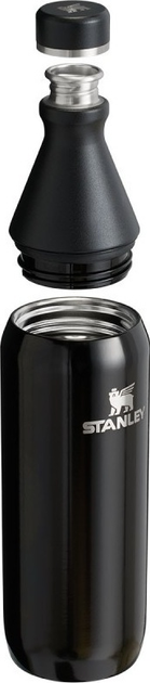 Термобутель Stanley All Day Slim 600 мл Black (10-12069-024) - зображення 3