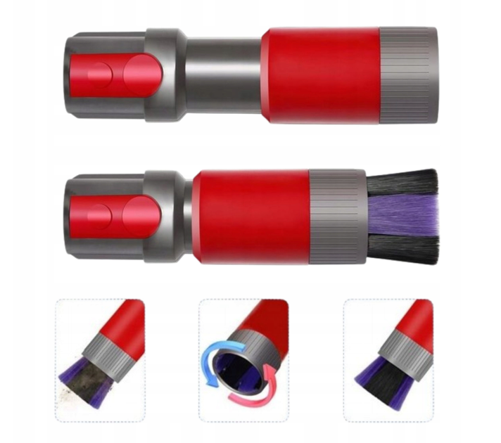 М'яка щітка для пилососа Dyson V7 V8 V10 V11 V12 V15 GEN5 OUTSIZE - зображення 3