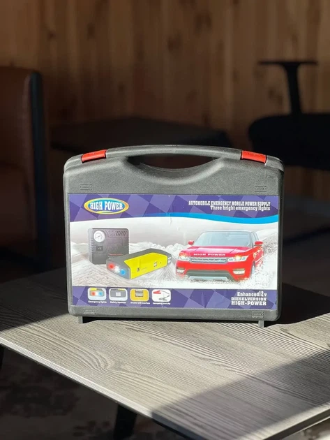Повербанк для запуска авто Пускозарядное устройство Стартер КОМПРЕССОР JUMPSTARTER TM15 (50800 мАч), 68800-500 - изображение 5