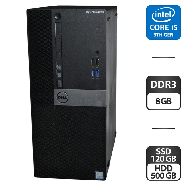 Комп'ютер Б-клас Dell OptiPlex 3040 Tower / Intel Core i5-6500 (4