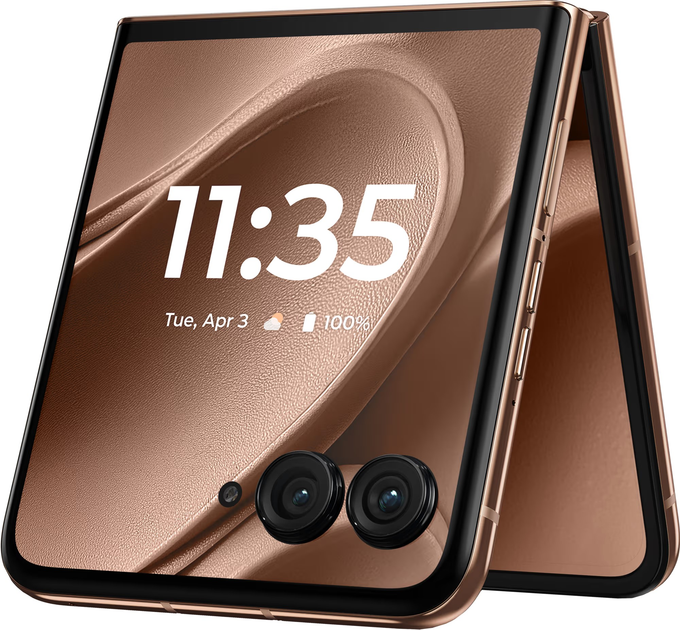 Smartfon Motorola Razr 50 Ultra 12/512GB Mocha Mousse (PB1T0116SE) - obraz 6