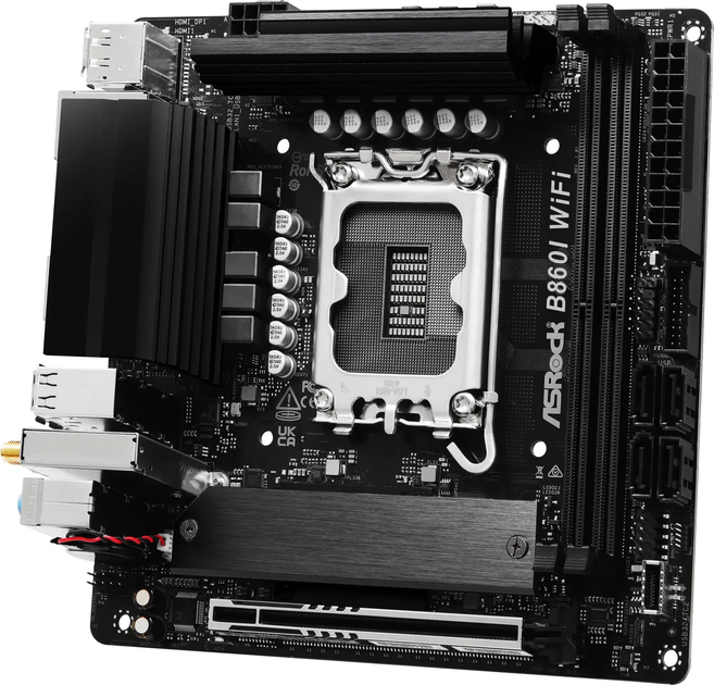 Płyta główna ASRock B860I WiFi (LGA1851, B860, PCI-Ex16) (90-MXBQQ0-A0UAYZ) - obraz 4