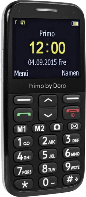 Telefon komórkowy Doro Primo 366 Black (4260117672644) - obraz 5