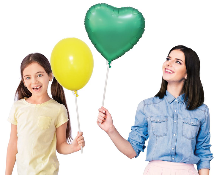Patyczki z zatyczkami do balonów papierowe Godan ECO 100  szt (5902973183092) - obraz 4