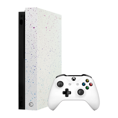 Набір Консоль Microsoft Xbox One X Hyperspace Special Edition 1TB White Б/У + Геймпад Бездротовий Version 2 - Фото 1 Набір Консоль Microsoft Xbox One X Hyperspace Special Edition 1TB White Б/У + Геймпад Бездротовий Version 2 - зображення 1