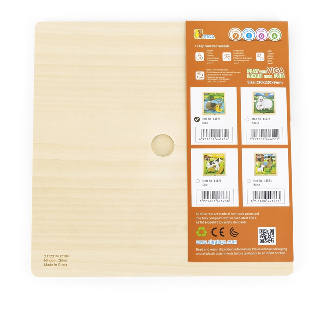 Puzzle PolarB Viga na podkładce 9 el. Kaczka 44621 (6971608446214) - obraz 4