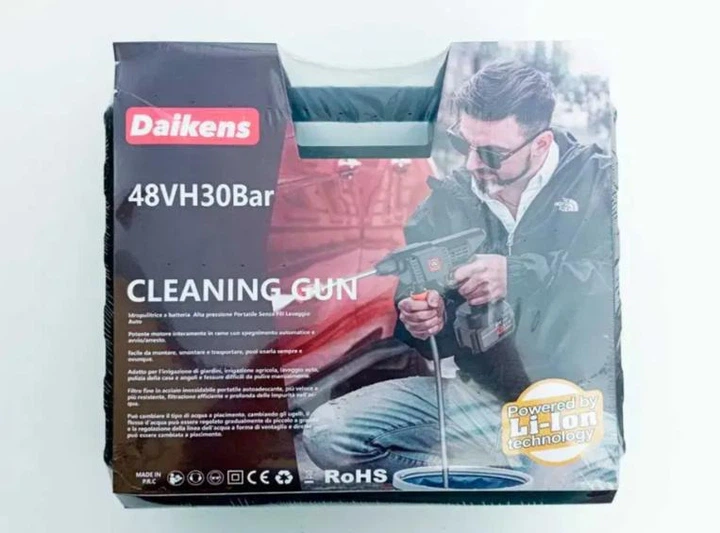 Мінімийка 1000W на акумуляторі високого тиску Daikens 48VH (2 Акумулятори) - зображення 5