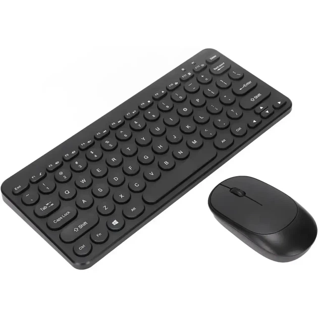 Беспроводная аккумуляторная клавиатура с мышкой Weibo Wireless 902-2.4Ghz 8887 - изображение 6