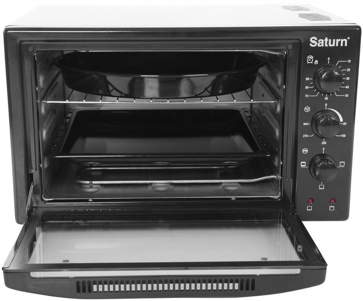 Електрична піч Saturn ST-EC3804 Чорна - зображення 3