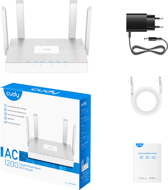 Маршрутизатор Cudy WR1300E AC1200 Mesh Wi-Fi (WR1300E) - зображення 6
