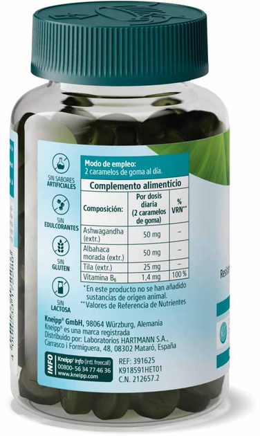 Suplement diety Kneipp Stress 60 żelek (4008233172286) - obraz 3