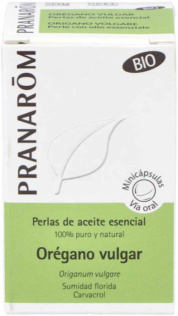 Дієтична добавка Pranarom Oregano vulgare Organic 60 шт (5420008556524) - зображення 1