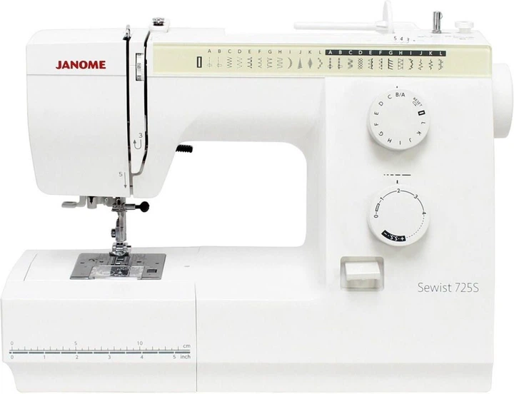 Швейна машинка електромеханічна Janome 725S - Фото 1 Швейна машинка електромеханічна Janome 725S - зображення 1