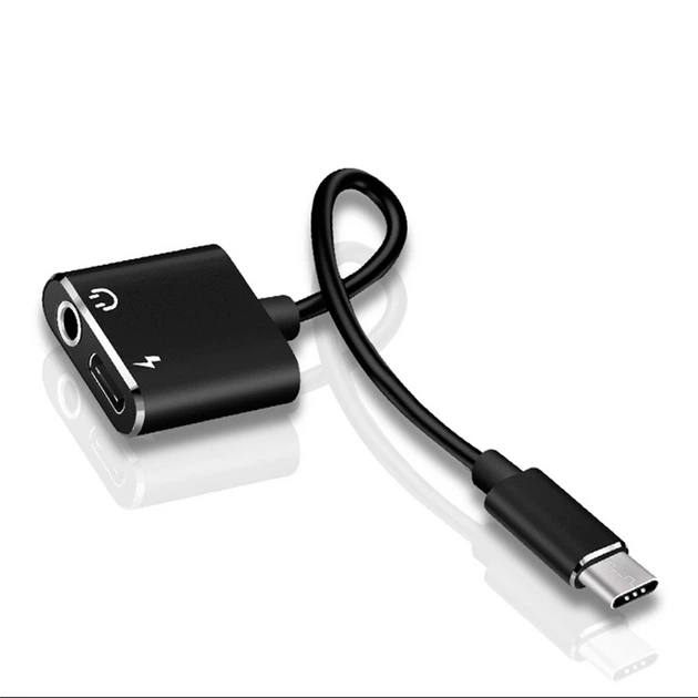 Адаптер Type-C на Jack 3.5 и Type-C для наушников и зарядки, алюминиевый корпус (AED3A4007E48) - Фото 4 Адаптер Type-C на Jack 3.5 и Type-C для наушников и зарядки, алюминиевый корпус (AED3A4007E48) - изображение 4