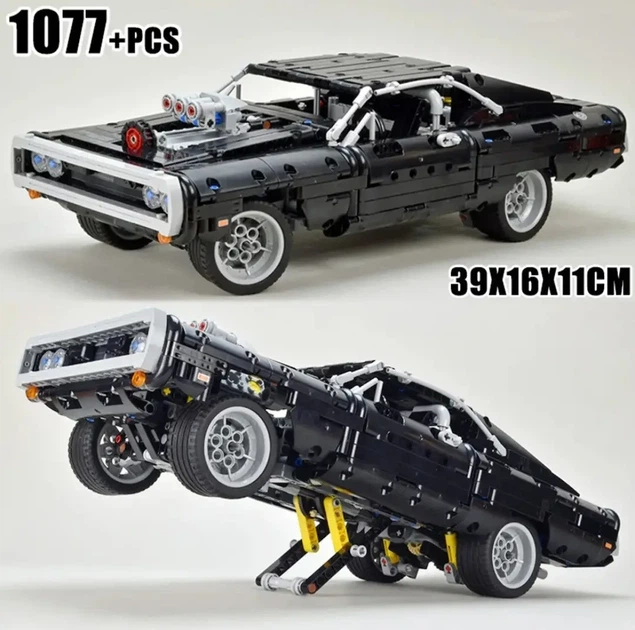 Конструктор Technice Dodge Charger 1077 деталей авто Доминика Торетто (6096) - изображение 3